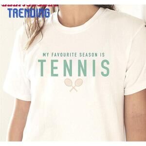 Womens Preppy Tennis Tshirt Trendy Club Tee